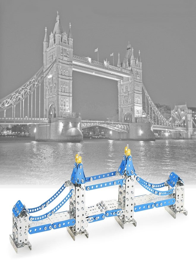 Ferthor Fun Metal Model Tower Bridge Kits for Boys 8-12, 588PCS London Tower Bridge DIY STEM Building Toys for Kids to Build,Construction Sets London Bridge Britain Architecture Kit Famous Landmark - Image 1